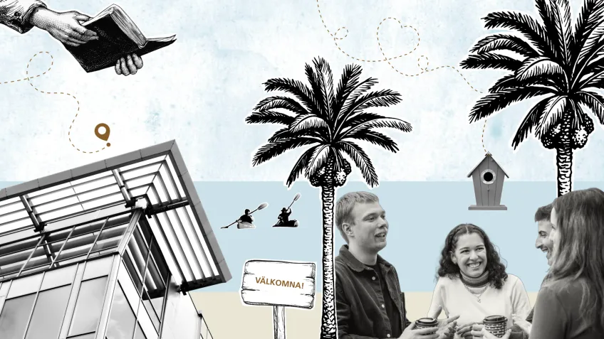 Kollage. Illustration